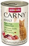 Animonda Carny Adult mit Huhn & Pute & Kaninchen 400 g - 6 St&uuml;ck, f&uuml;r: Katze