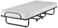 COSTWAY G&auml;stebett klappbar, 80x190cm, mit Matratze, auf R&auml;dern, 120kg