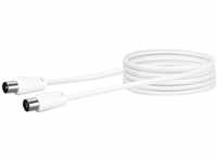 Schwaiger KVK230 052 SAT-Kabel, IEC Stecker, (300 cm), 2-fach geschirmt