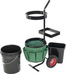 WESTMANN Transportwagen Gartentrolley, mit Werkzeugtasche und 2 Eimern