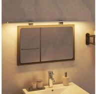 vidaXL Spiegel, LED-Spiegelleuchte 13 W Warmwei&szlig; 80 cm 3000 K