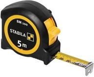Ma&szlig;band STABILA Taschenbandma&szlig; 5 m metrische 1000-er Skala BM 100