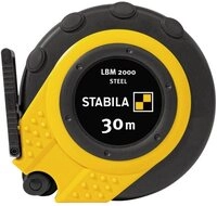 Stabila Ma&szlig;band Kapselbandma&szlig; LBM 2000, 30 m, Stahlband mit metrischer Skala...
