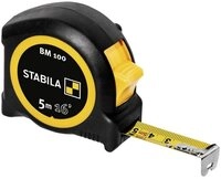Ma&szlig;band STABILA Taschenbandma&szlig; 5 m (16) cm/inch-Skala BM 100