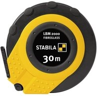 Stabila Ma&szlig;band Kapselbandma&szlig; LBM 2000, 30 m, Glasfaserband mit metrischer...