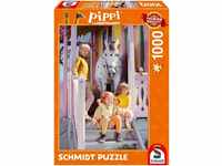Schmidt Spiele Puzzle Pippi Langstrumpf, Pippi und ihre Freunde, 1000...