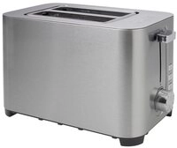 PRINCESS Toaster, Doppelschlitz, 850 W, 2 Scheiben Edelstahl Toastmaschine Mini