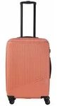 travelite Hartschalen-Trolley Bali, ABS, Doppelrollen, Gr&uuml;n, Blau, Grau rot 67 cm