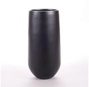 Elegant Einrichten Pflanzk&uuml;bel Fiberglas Schale rund konisch D40xH80cm elegant