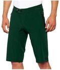 100% Fahrradhose 100% Celium Shorts 34" Forest Green - ultraleichte MTB-Shorts...