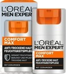 L'OR&Eacute;AL PARIS MEN EXPERT Gesichtsgel Comfort Max Feuchtigkeitspflege, f&uuml;r...