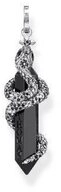 THOMAS SABO Kettenanh&auml;nger PE944-641-11, Onyx mit Schlange