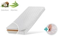 Kindermatratze KOKOS mit gestepptem Aloe Vera-Bezug, Kids Collective, 10 cm hoch,