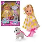 Simba Dickie Anziehpuppe Puppe Evi LOVE Rainy Walk im Regenoutfit 12cm