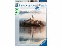 Ravensburger Puzzle Die Insel der Wünsche, Bled, Slowenien, 1500 Puzzleteile,...