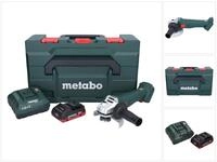 metabo Winkelschleifer W 18 7-125 Akku Winkelschleifer 18 V 125 mm + 1x Akku 4,0 Ah +