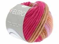 Lana Grossa Feltro Line 50 g 431 Pfirsich/Lachs/Flieder/Mauve/Pink