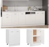 vidaXL K&uuml;chenbuffet Unterschrank Lyon Wei&szlig; 60x46x81,5 cm Holzwerkstoff