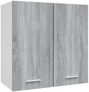 vidaXL H&auml;ngeschrank Wandh&auml;ngeschrank Grau Sonoma 60x31x60 cm Holzwerkstoff