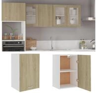 vidaXL K&uuml;chenbuffet vidaXL H&auml;ngeschrank Lyon Sonoma-Eiche 39,5x31x60 cm