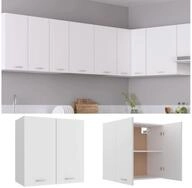 vidaXL H&auml;ngeschrank Wandh&auml;ngeschrank Wei&szlig; 60x31x60 cm Holzwerkstoff
