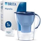 BRITA Wasserfilter Kanne Marella blau (2,4l) inkl. 1x MAXTRA PRO Pure Performance,