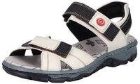 Rieker Sandale, Sommerschuh, Outdoorschuh, Keilabsatz, in Trekking-Optik
