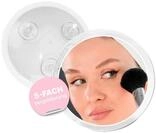 Fantasia Beauty Badspiegel Spiegel mit 3 Saugn&auml;pfen, Kunststoff,