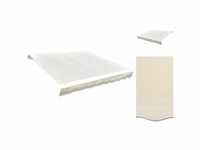 vidaXL Replacement fabric for awning 400 x 300 cm cream