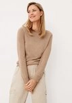 s.Oliver Longpullover Strickpullover Pullover mit U-Boot-Ausschnitt
