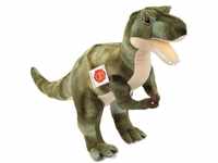 Teddy Hermann® Kuscheltier Dinosaurier T-Rex dunkelgrün, 55 cm, zum Teil aus
