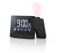 Hama Projektionswecker Projektionswecker "Plus Charge", Schwarz (00186332)