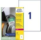Avery Zweckform Etiketten Folien-Etiketten ultra-resistent A4 210x297mm VE=50
