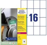 Avery Zweckform Etiketten Folien-Etiketten ultra-resistent A4 52x74mm VE=800