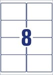 Avery Zweckform Etiketten Tiefk&uuml;hl-Etiketten A4 99,1x67,7mm VE=200 Etiketten...