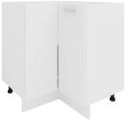 VCM Unterschrank Esilo U Eck 82x76x76cm (1-St) Eckschrank, H&ouml;henverstellbare...