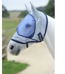 Bucas Fliegenmasken Fliegenmaske Buzz-Off Deluxe Mask & Ears in blau Mini Shetty
