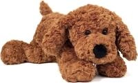 Teddy Hermann&reg; Kuscheltier Schlenkerhund liegend dunkelbraun, 28 cm, mit