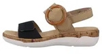 Remonte Keilsandalette Sommerschuh, Riemchensandale, praktische Klettverschl&uuml;sse