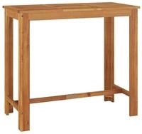 vidaXL Gartentisch Garten-Bartisch 120x60x105 cm Massivholz (1-St)
