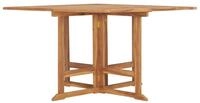 vidaXL Gartentisch, Garten-Esstisch Klappbar 110x110x75 cm Massivholz Teak
