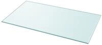 vidaXL Tischplatte, aus geh&auml;rtetem Glas rechteckig 1200x650 mm