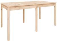 vidaXL Gartentisch 1595 x 825 x 76 cm Gartentisch 159,5x82,5x76 cm Massivholz...