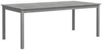 vidaXL Gartentisch 200 x 100 x 75 cm Gartentisch Grau 200x100x75 cm Massivholz...