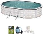 Gre Ovalpool FINLANDIA (Set, 4-tlg), H&ouml;he: 120 cm, in versch. Gr&ouml;&szlig;en erh&auml;ltlich