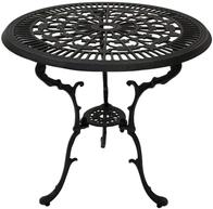 DEGAMO Bistrotisch Jugendstil (1-St), 70cm rund, Farbe antik-grau, Aluguss...