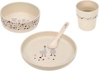 L&Auml;SSIG Kindergeschirr-Set Tiny Farmer, Sheep/Goose nature (4-tlg), 1 Personen,