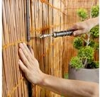 Windhager Sichtschutzzaunmatten, naturbelassenes Schilf mit...
