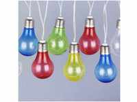 Siena Garden Solar-Lichterkette Bulb 10-tlg. 4,3m bunt