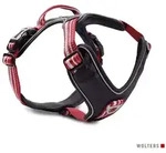 Wolters Hunde-Geschirr Active Pro Geschirr rot|silberfarben Gr.7 | 2,5 cm x 80 cm -